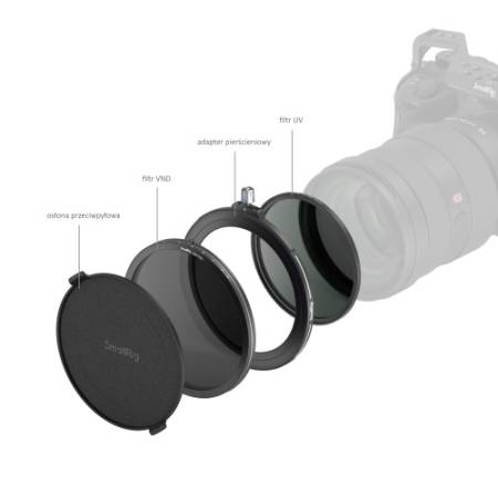 SmallRig 4781 - zestaw, filtr UV i VND, adapter i osłona